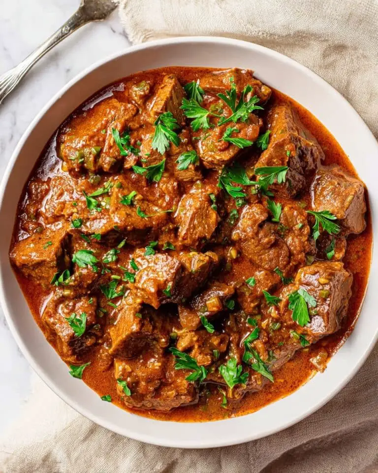 Creamy Beef Guisada Stew Recipe