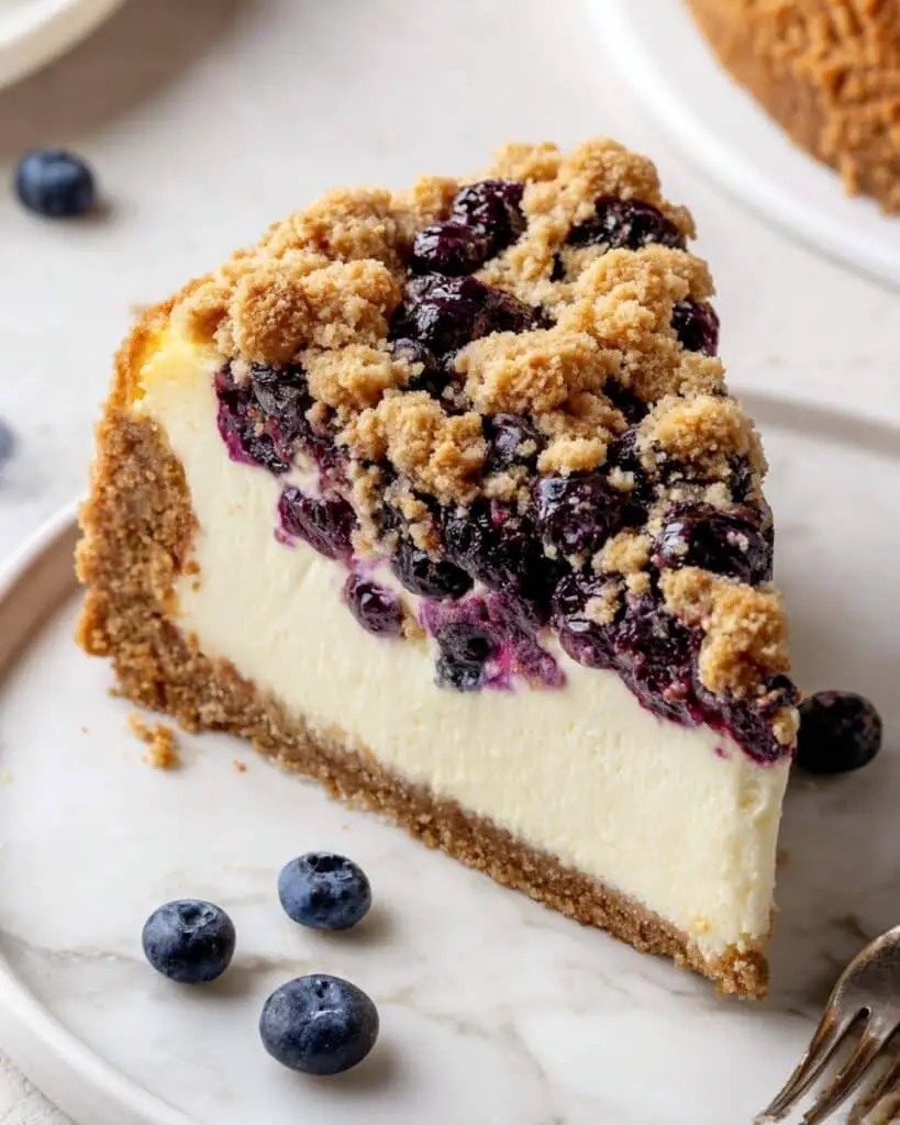 Blueberry Crumble Cheesecake Recipe