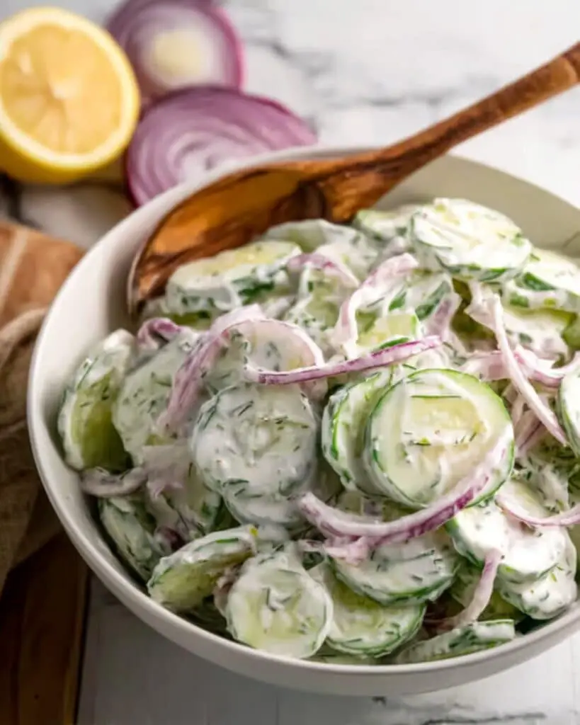 Creamy Cucumber Salad Delight Recipe
