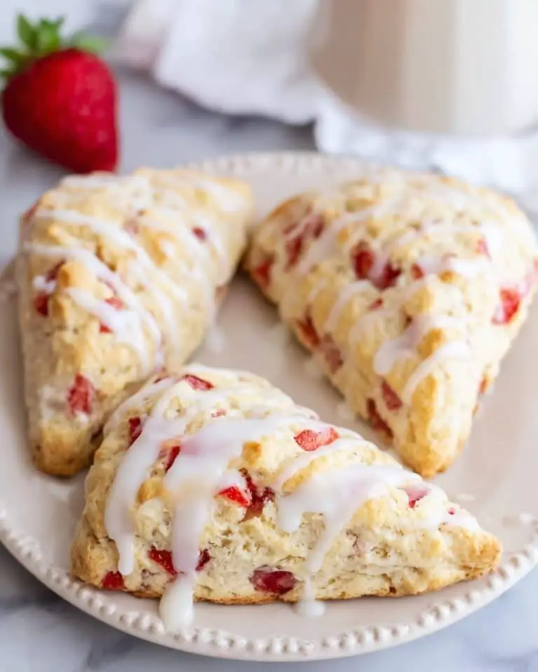 Strawberry Lemon Cream Scones Recipe