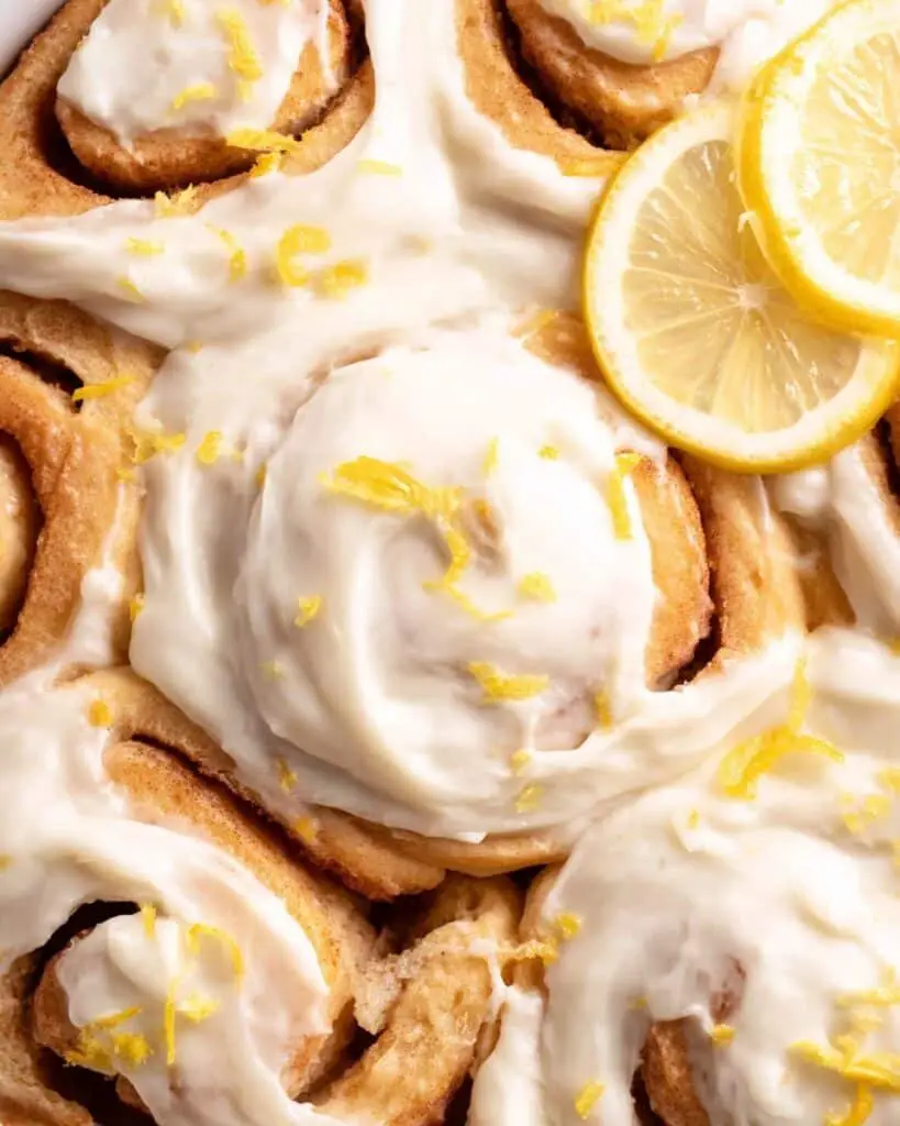 Lemon Rolls with Cream Cheese Frosting Recipe