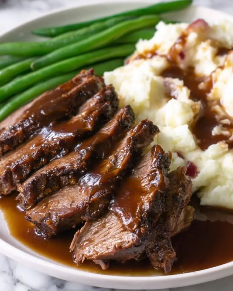 Crock Pot Chuck Roast with Vegetables and Savory Gravy Recipe