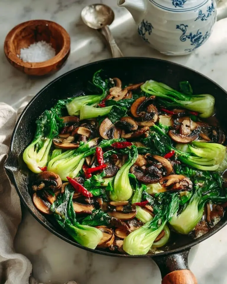 Bok Choy and Mushroom Stir Fry Recipe