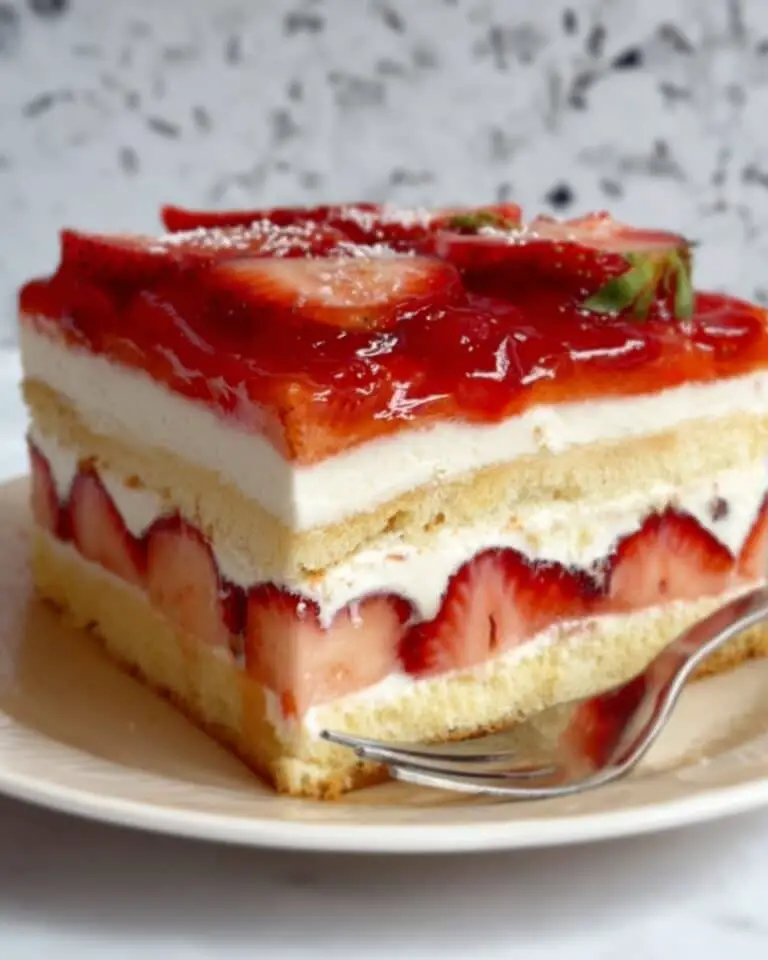 Strawberry Icebox Shortcake Recipe