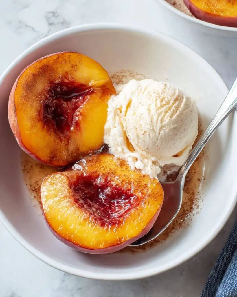 Baked Peaches with Honey and Spices Recipe