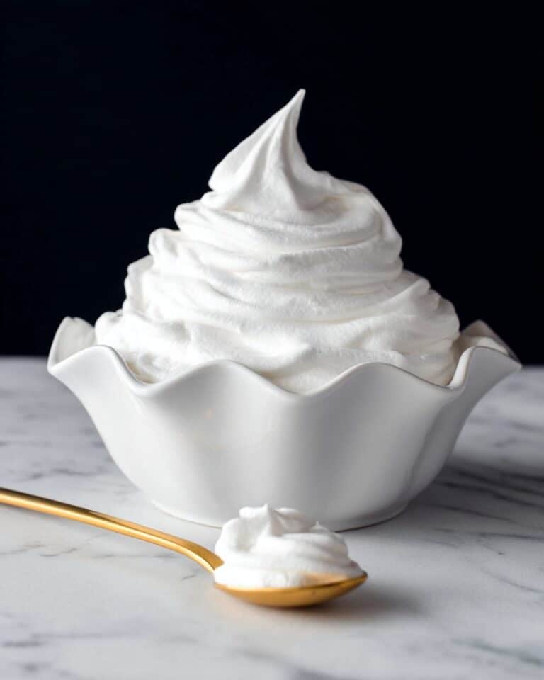 Glossy Marshmallow Meringue Frosting Recipe