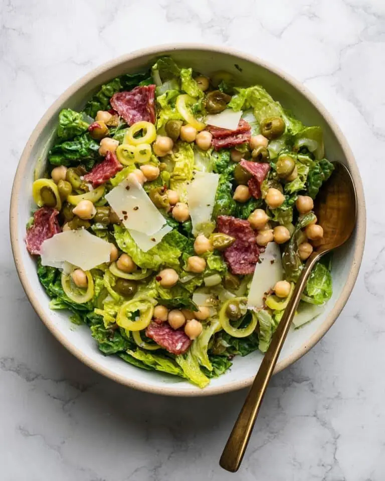 Viral TikTok Grinder Salad with Italian Antipasti Recipe