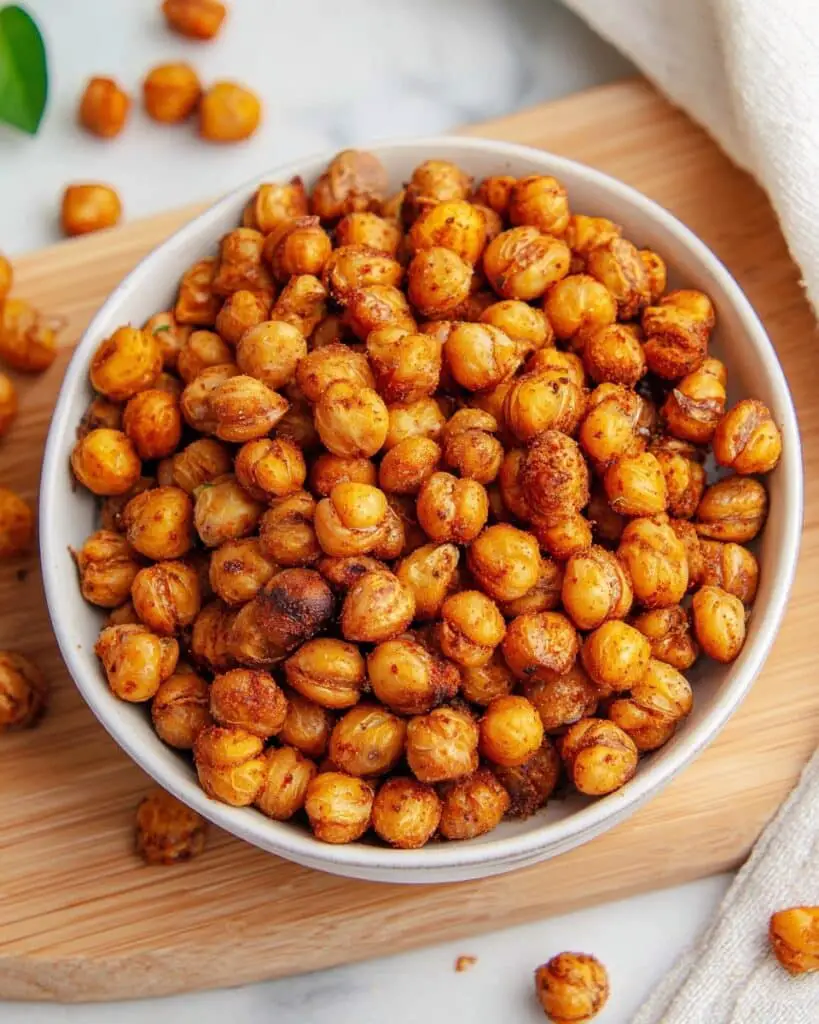 Air Fryer Chickpeas (Super Crispy & Smoky) Recipe