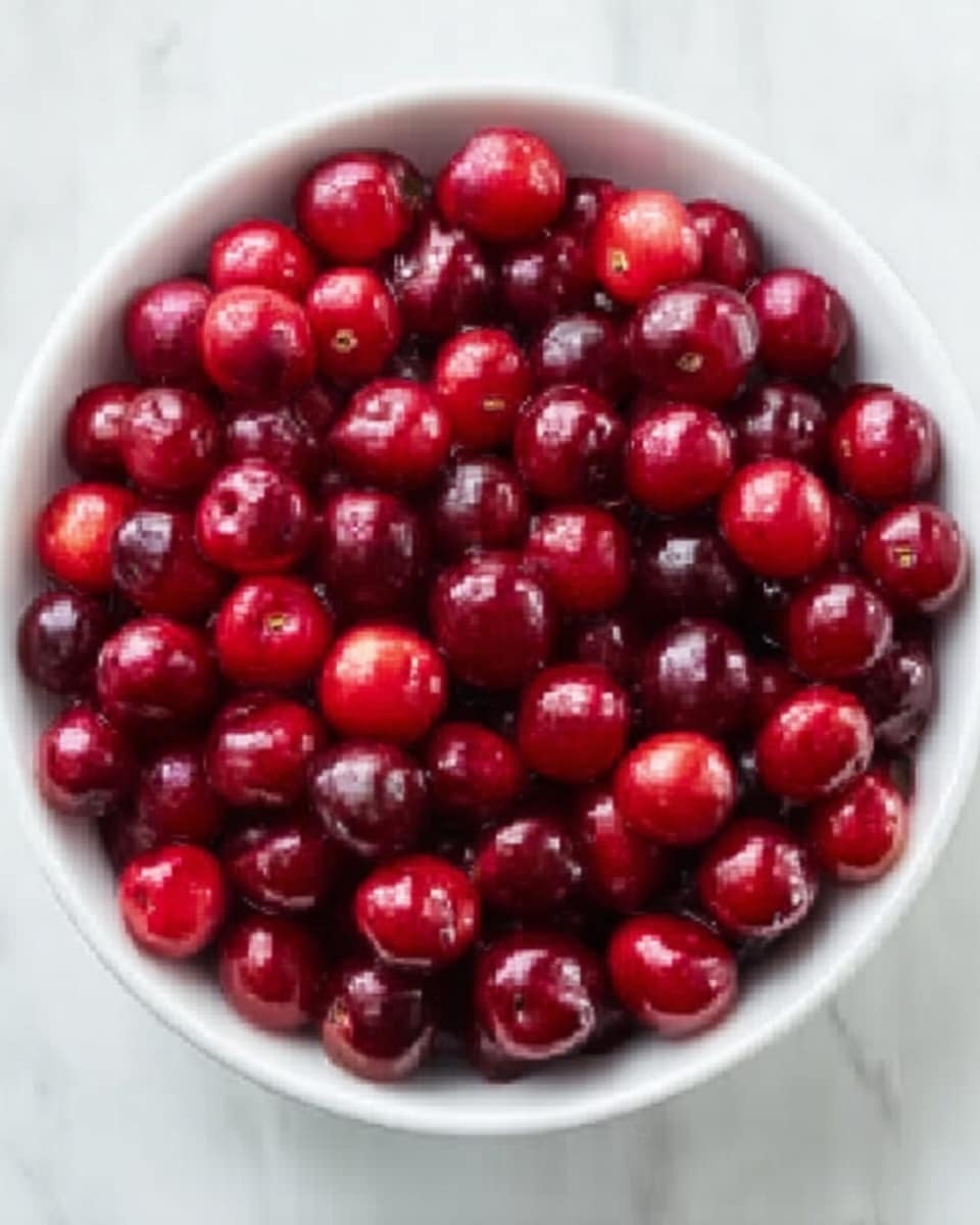 A white bowl filled with many small, round, shiny red cherries. The cherries have smooth, glossy surfaces and are packed tightly together, covering the entire bowl. The bowl is sitting on a white marbled surface. photo taken with an iphone --ar 4:5 --v 7